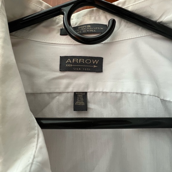 Men’s XL Arrow white dress shirt - Picture 2 of 3